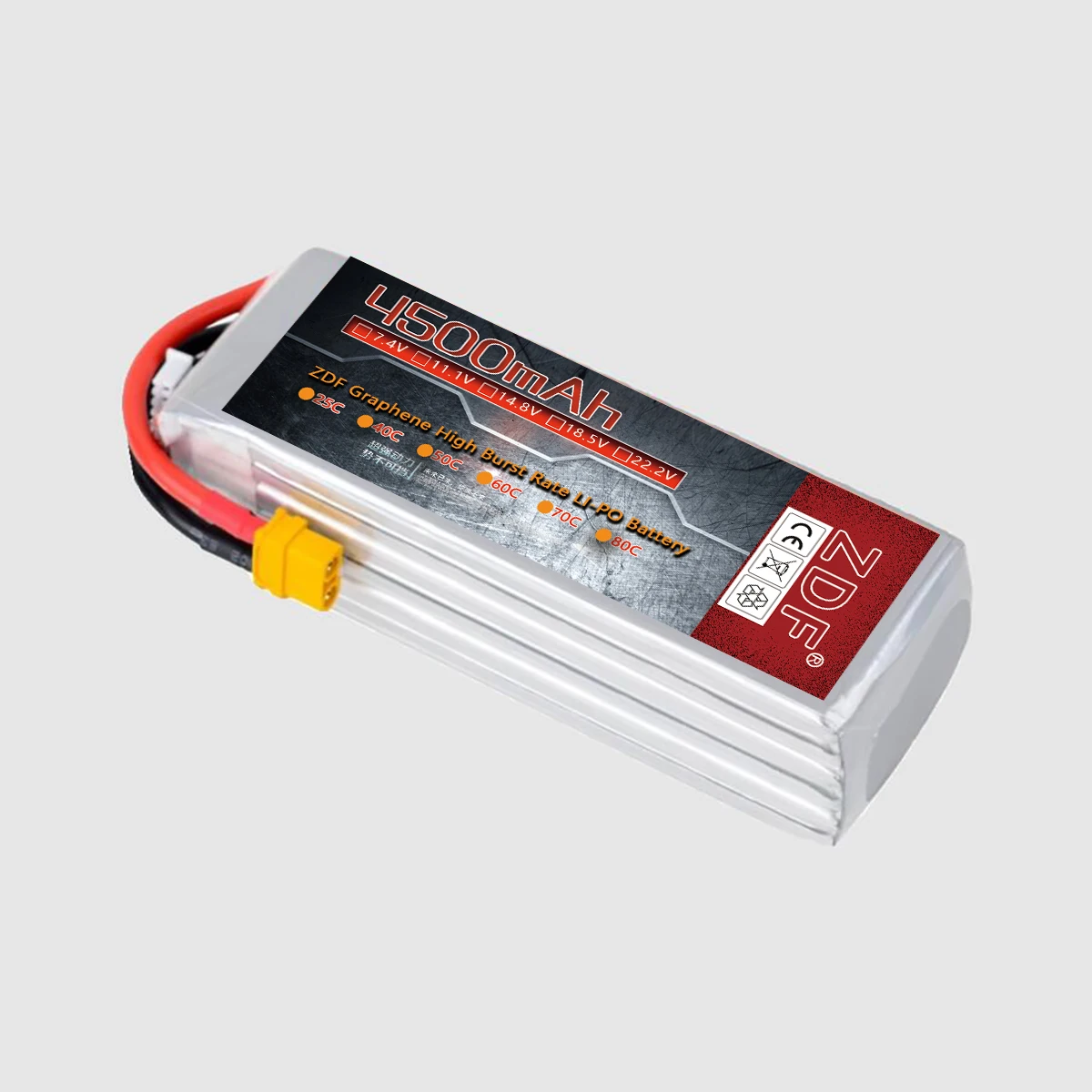 ZDF grafen 7.4V 11.1V 15.2V 14.8V 22.2V 2S 3S 4S 6S 5200Mah 4500mah 6300Mah 6500mAh 6200mAh 6750mAh 8000mAh 7000mAh Lipo