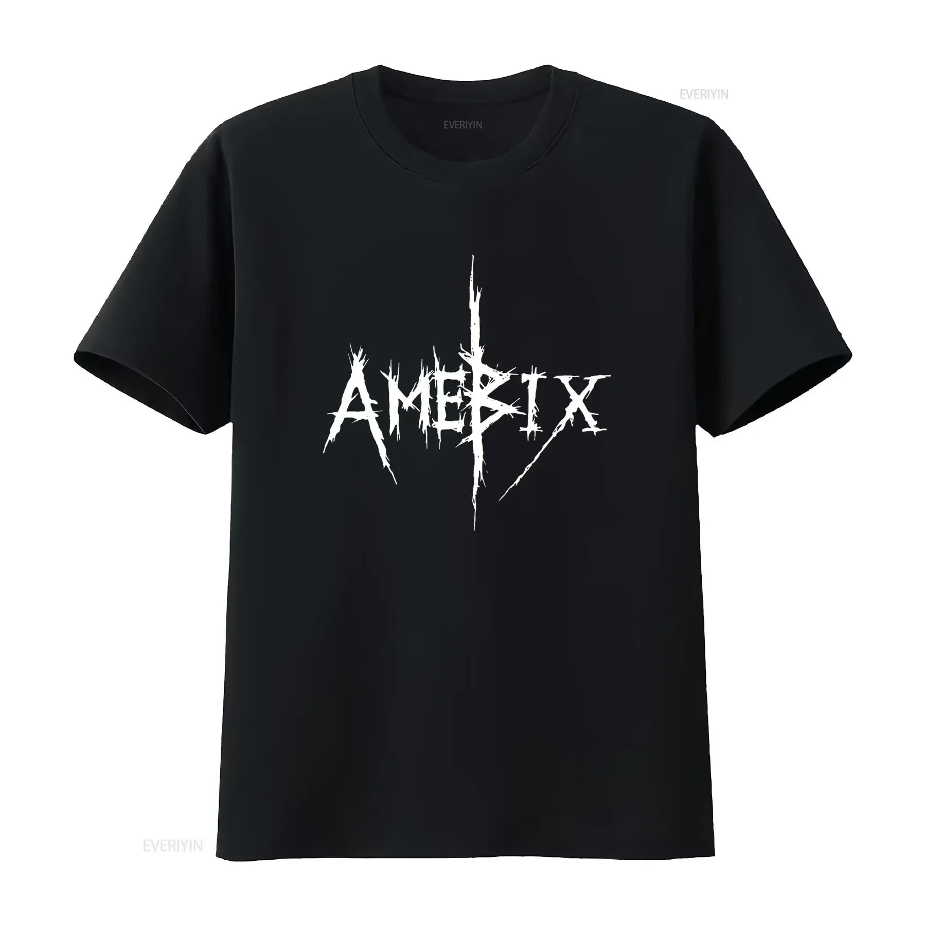 T shirt Amebix con logo della band manica corta nera unisex S 3XL vintage Washed homme Breathable streetwear Soft Stretched
