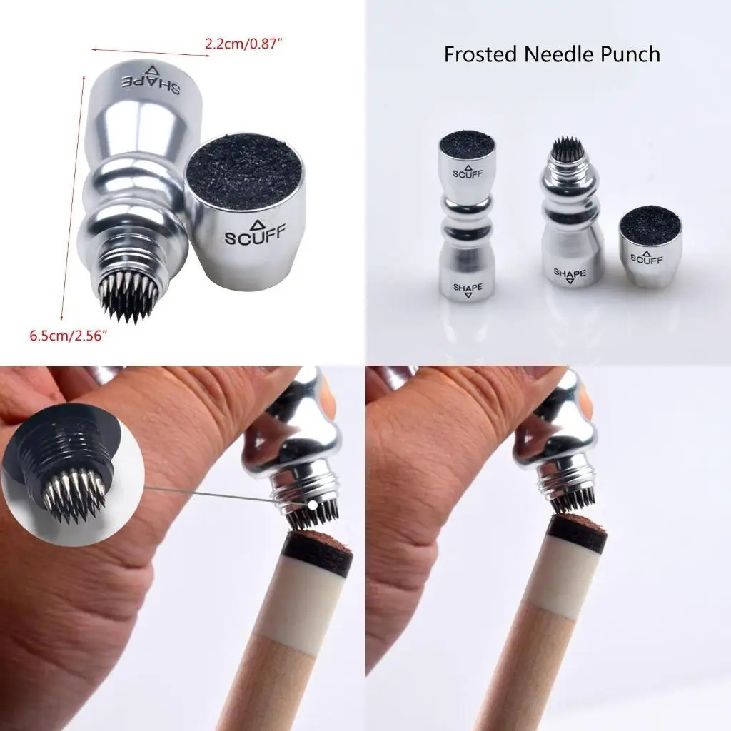 

R6FE 3 в 1 Snooker Billiard Tool Tool Tool, ремонт наконечник для ремонта