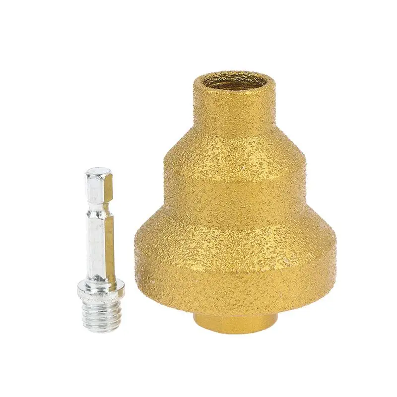 New Diamond Brazed Step Hole Reamer Sharp Hard Edge Multifunctional Hole Opener For Angle Grinder Tile Marble Granite Drill