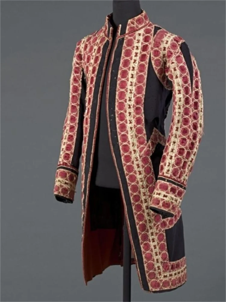 

18th Century Colonial Military Men's Uniform Tailcoat British France Army Knight Warrior Coat