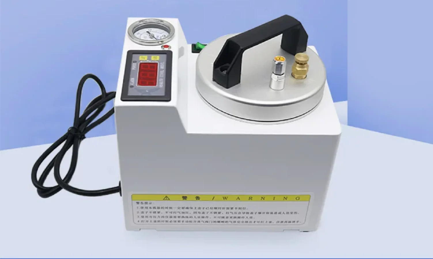 Dental Polymerizer Portable Curing Pressure Pot Dental Lab Polymerizing Digital Display Adsorption silicone rubber repair