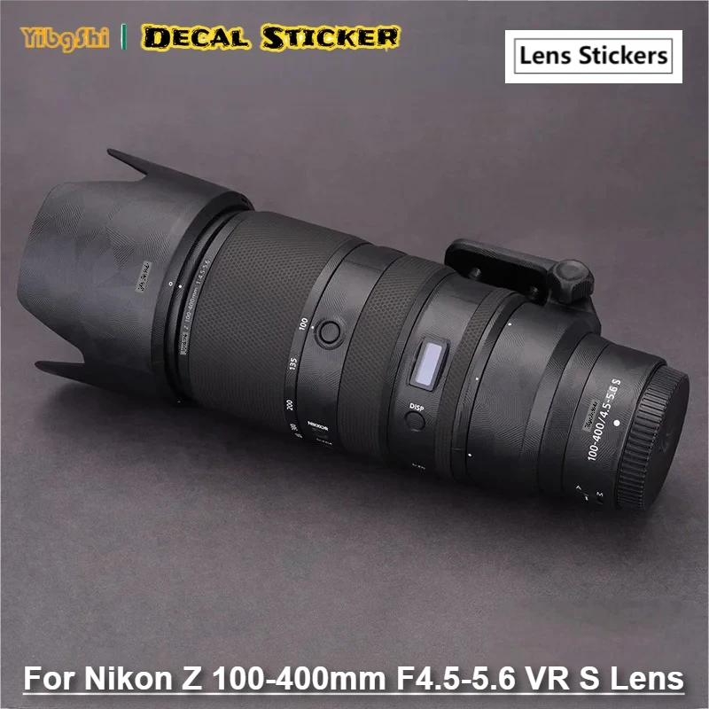 

For Nikon Z 100400 Lens Decal Skin Protective Film for Nikon Z 100-400mm f/4.5-5.6 VR S Lens Protector Cover Sticker Wraps Case
