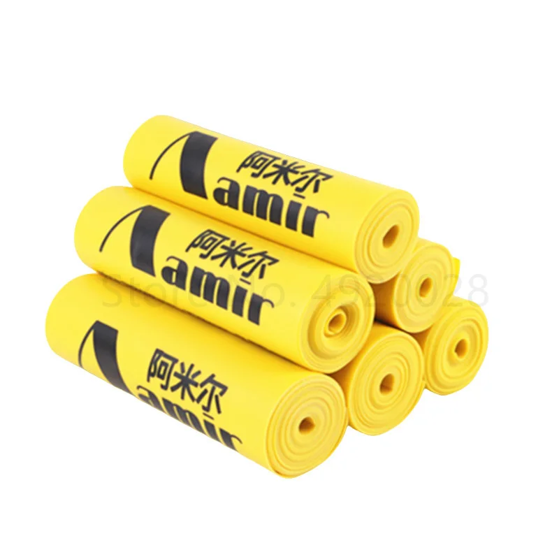 0.4mm-0.75mm Thickness Slingshot Flat Elastic Rubber Band 2m Yellow Slingshots Rubber Band for Hunting Catapult Shooting