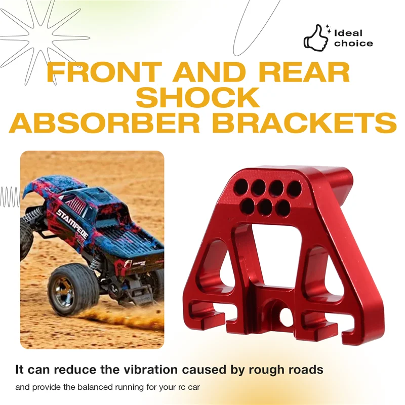 AS96-RC ترقية السيارة الأمامية والخلفية امتصاص الصدمات بين قوسين عدة ل 1/10 YK4106 YK4107 RC ترقية السيارات الملحقات