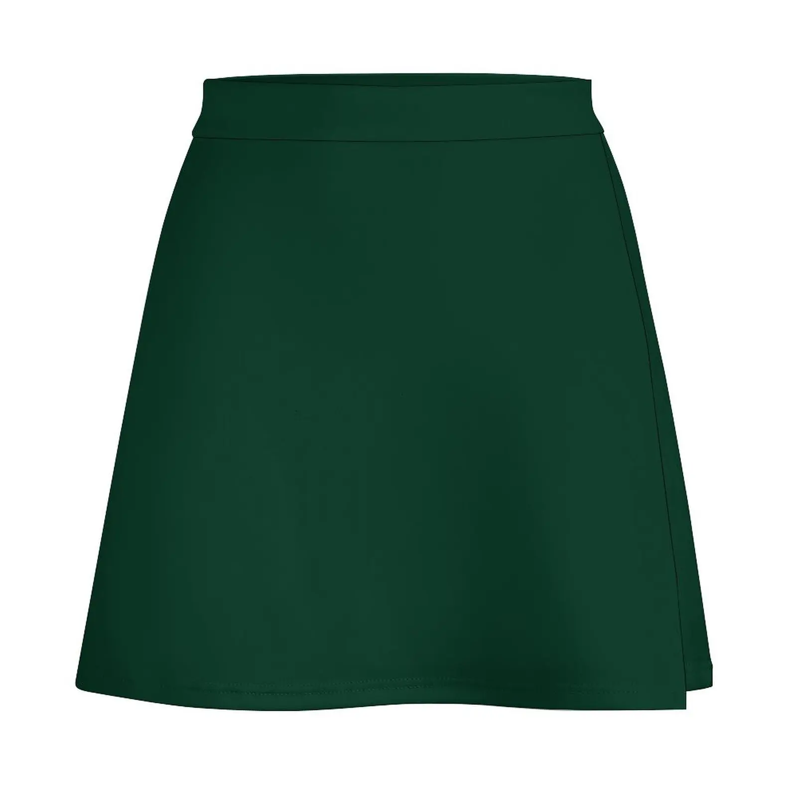 PLAIN SOLID COLOR DARK GREEN - FESTIVE CHRISTMAS COLORS ACCENTS AND HUES Mini Skirt skirt sets skirt women