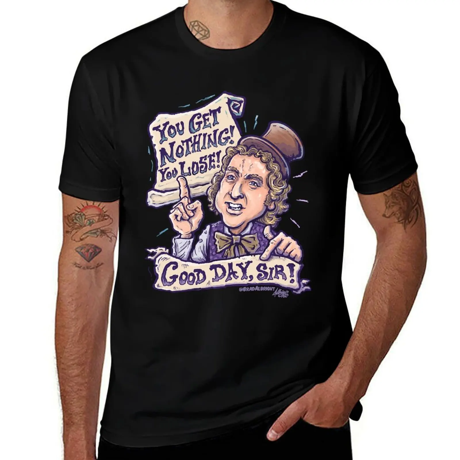 

You Get Nothing! You Lose! Good Day, Sir! T-Shirt anime shirt anime stuff T-shirts man mens plain t shirts