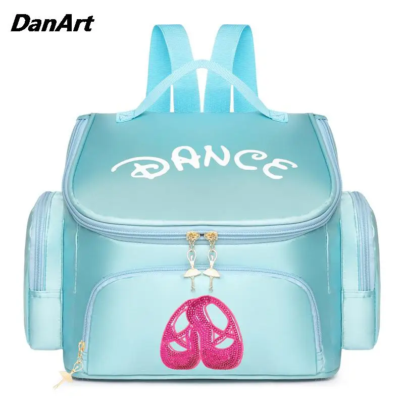 Kids Dance Backpack Duffel Bags Kids Latin Ballet  Dance Storage Bag Dance Shoulder Bag Children Handbags Student School Bag