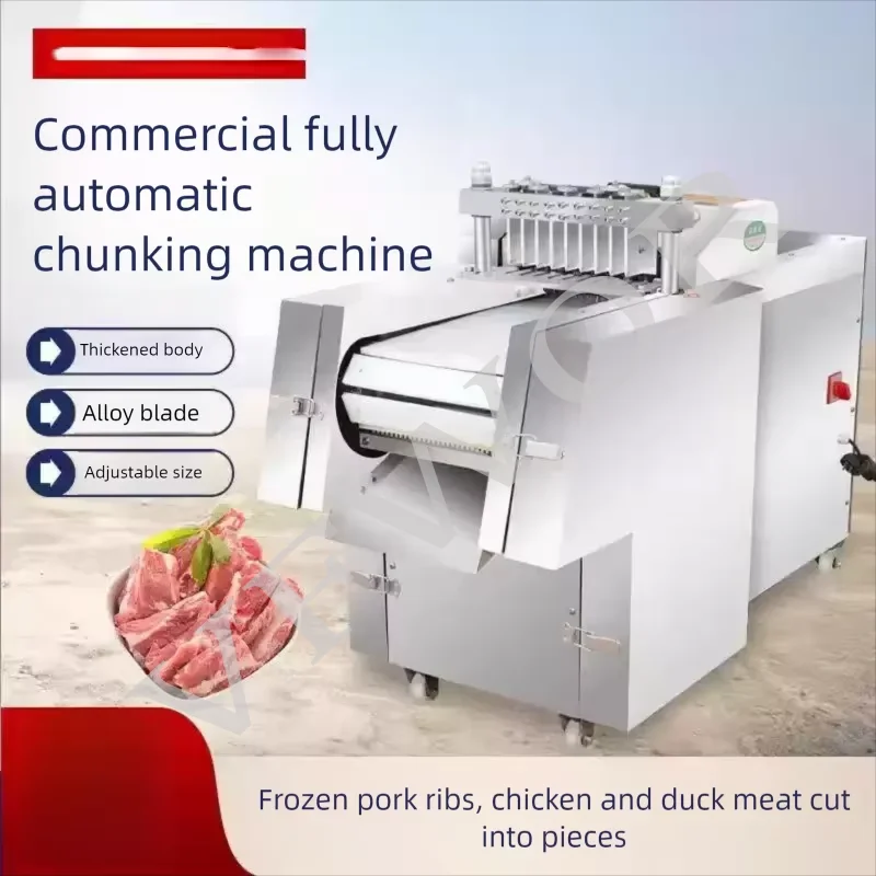 New Best Chicken Cubed Meat Fully Automatic Cutting Machine Stainless Steel Blades Adjustable