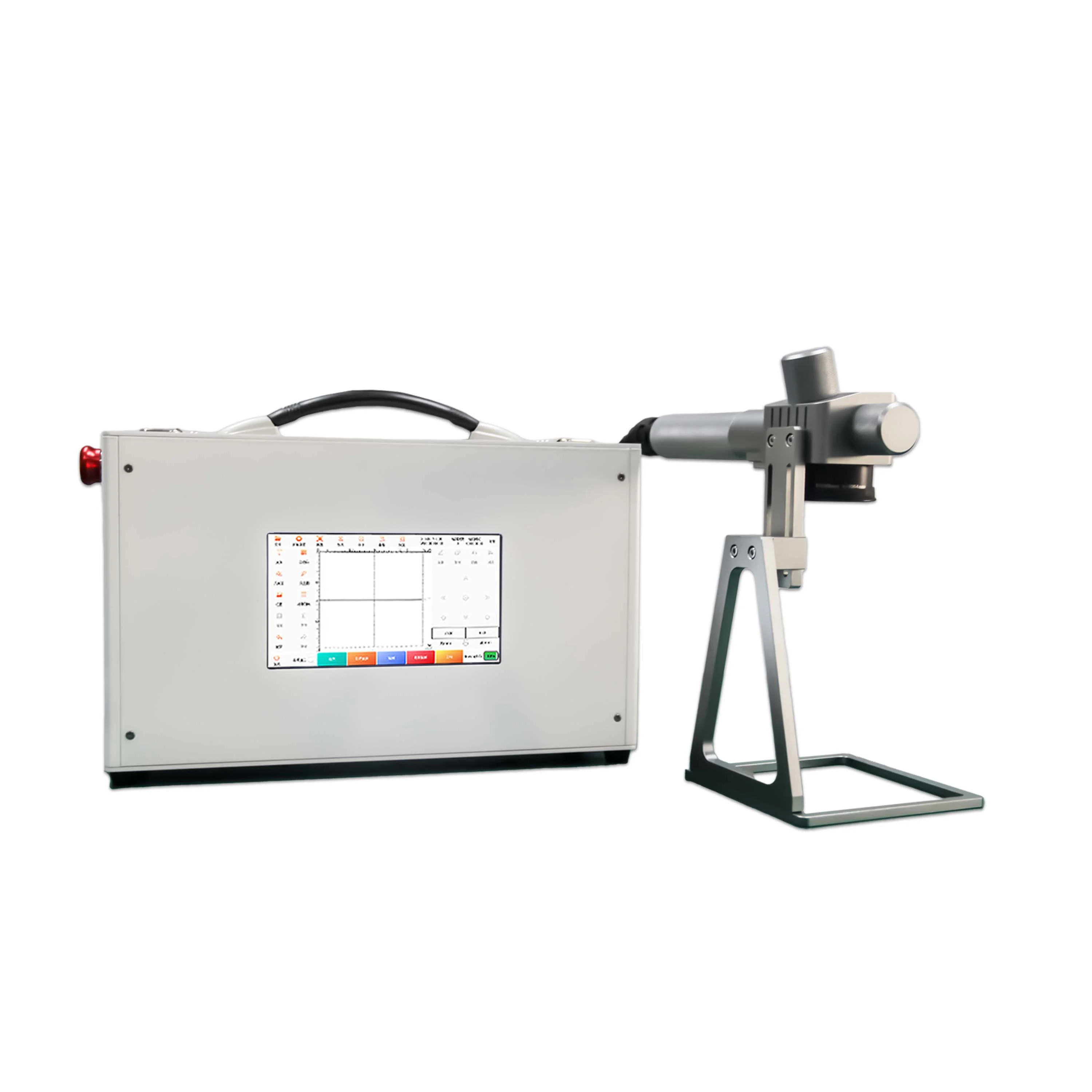 50W Plug-in Automatic Handheld Laser  Machine for Beverage Bottles