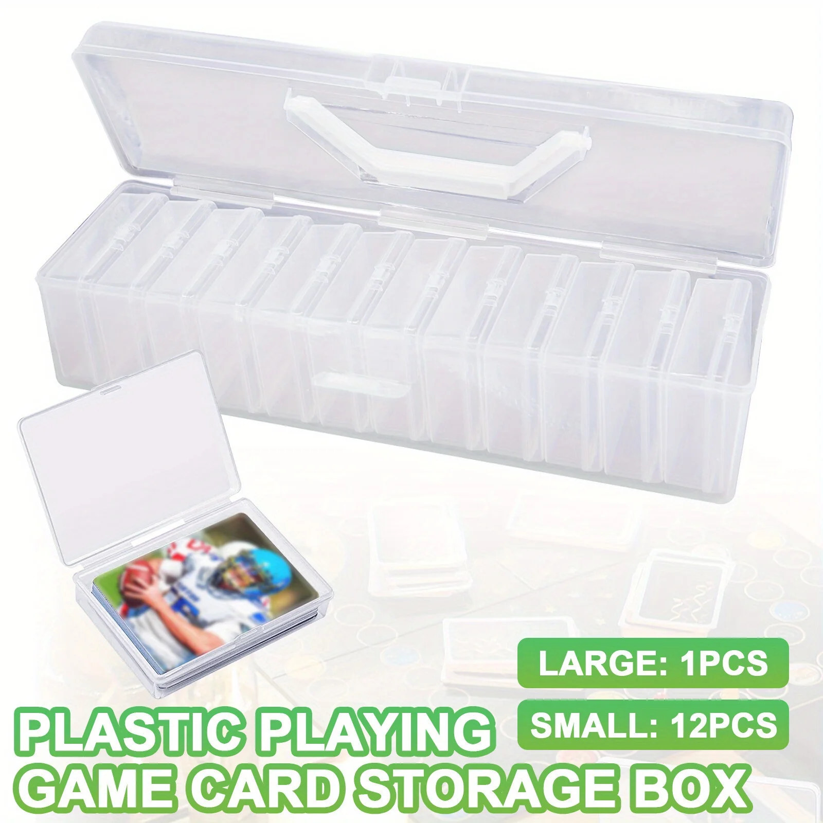 

Large Box+12 Small Box Storage Deck Sports Card Holder For Gaming Trading Card