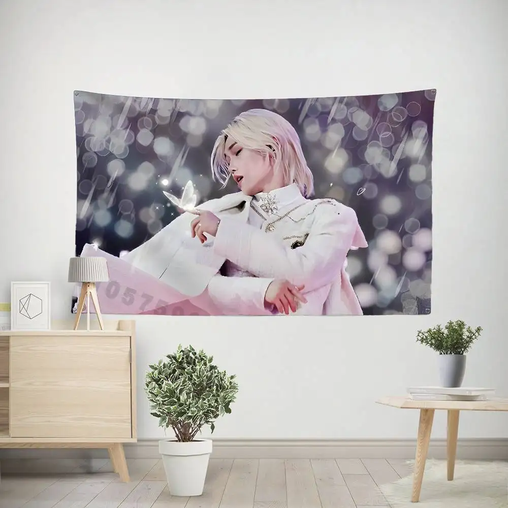 Felix L-Lee Yong-bok Suitable for camping carnivals music festivals gatherings Flag Polyester Digital Printing Banner For Decor