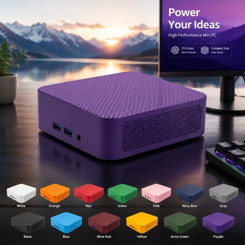 Intel i3-6100 Mini Desktop 16GB DDR4 2TB NVMe SSD Triple 4K Output WiFi6 BT5.2 High Performance Office Home Pro Max Ultra