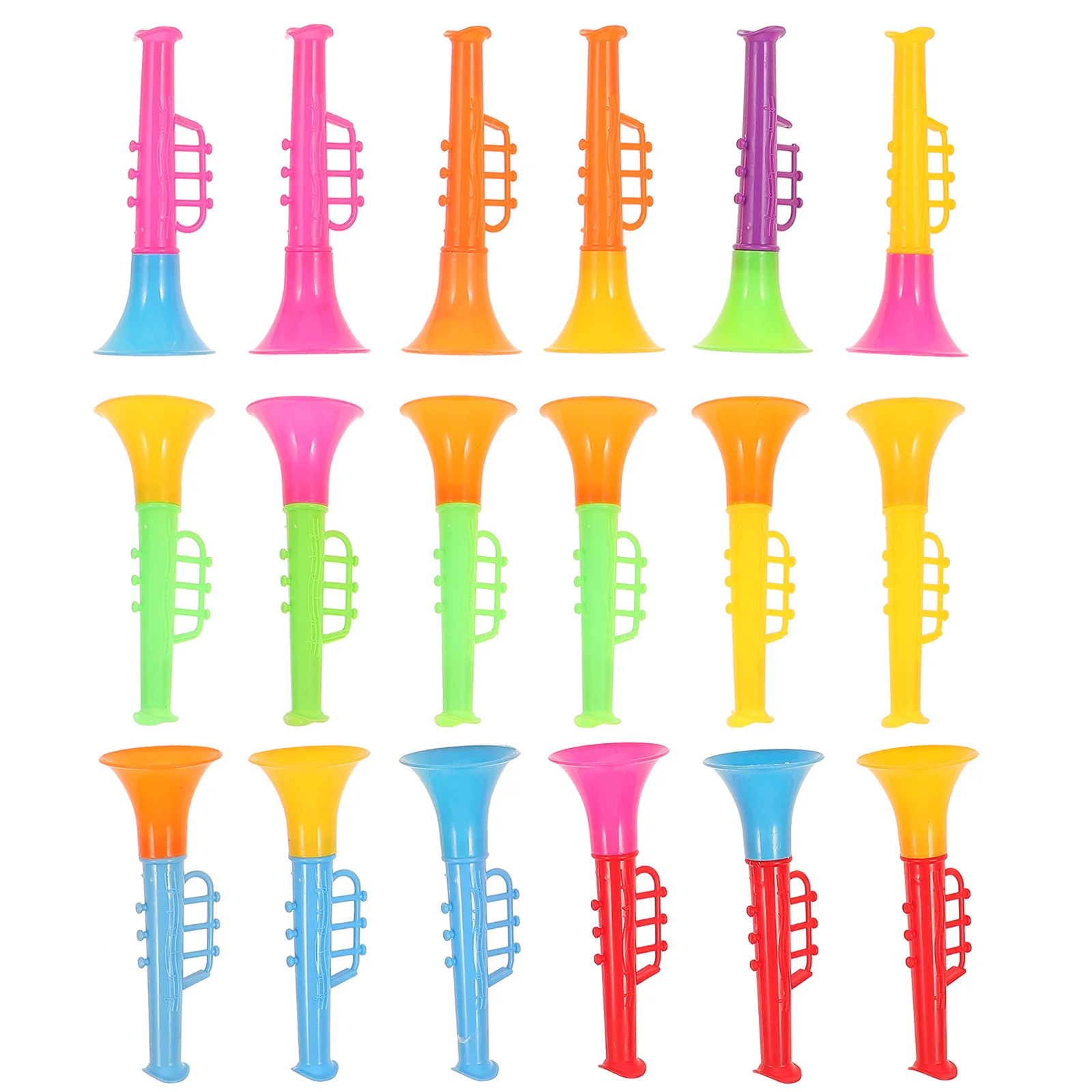 18 Pcs Mini Speaker Interesting Trumpet Household Toy Lovely Plastic Toys Toddler Childrens