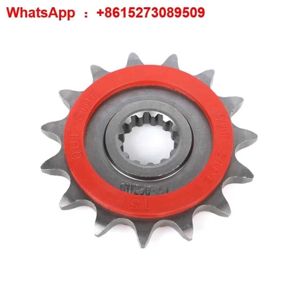 

Applicable to GW250 GSX250R DL250 modified 14/15 tooth high quality silent small sprocket Xiaofei