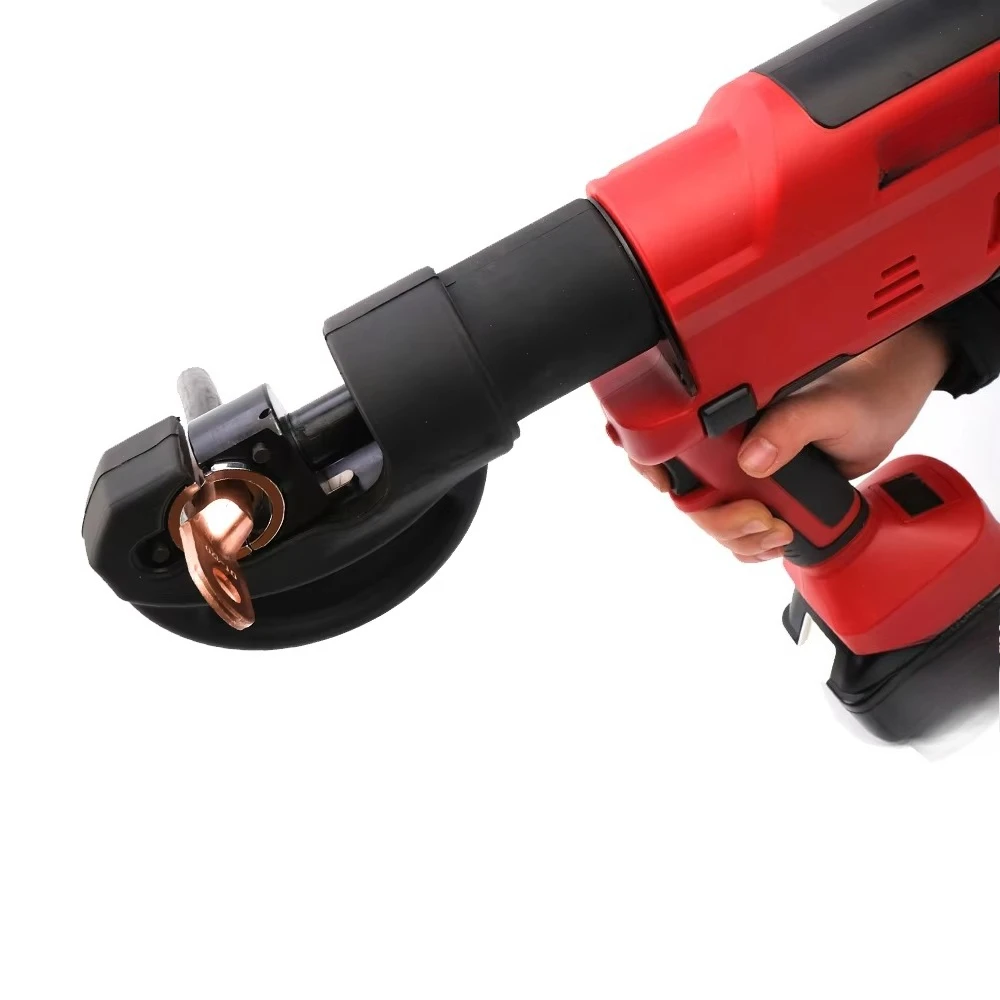 Portable 400mm Rechargeable Battery Powered Handheld Stainless Steel Hydraulic Cable Terminal Crimping Tool