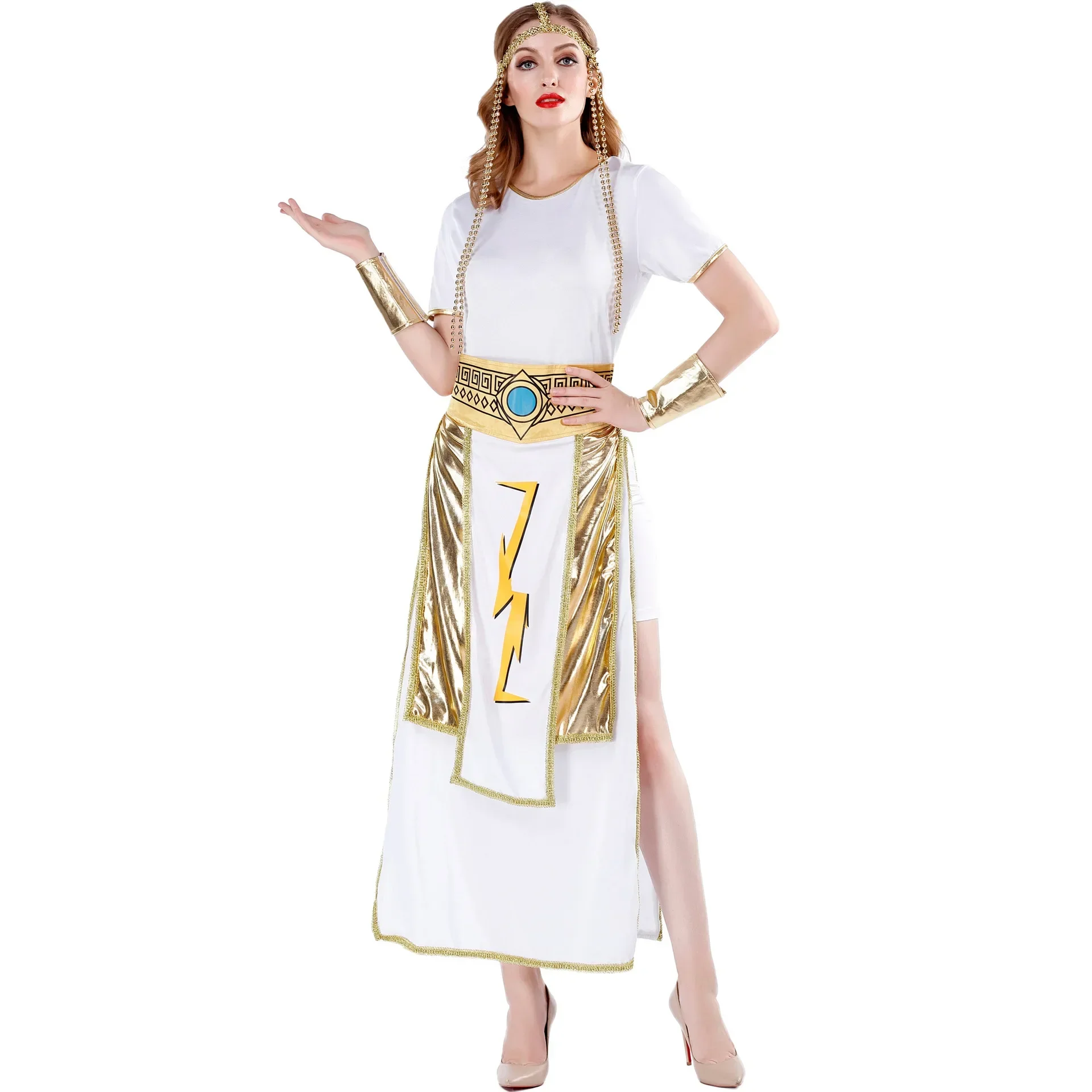 

Halloween Ancient Rome Women Adult Cosplay Egypt Queen Fancy Dress