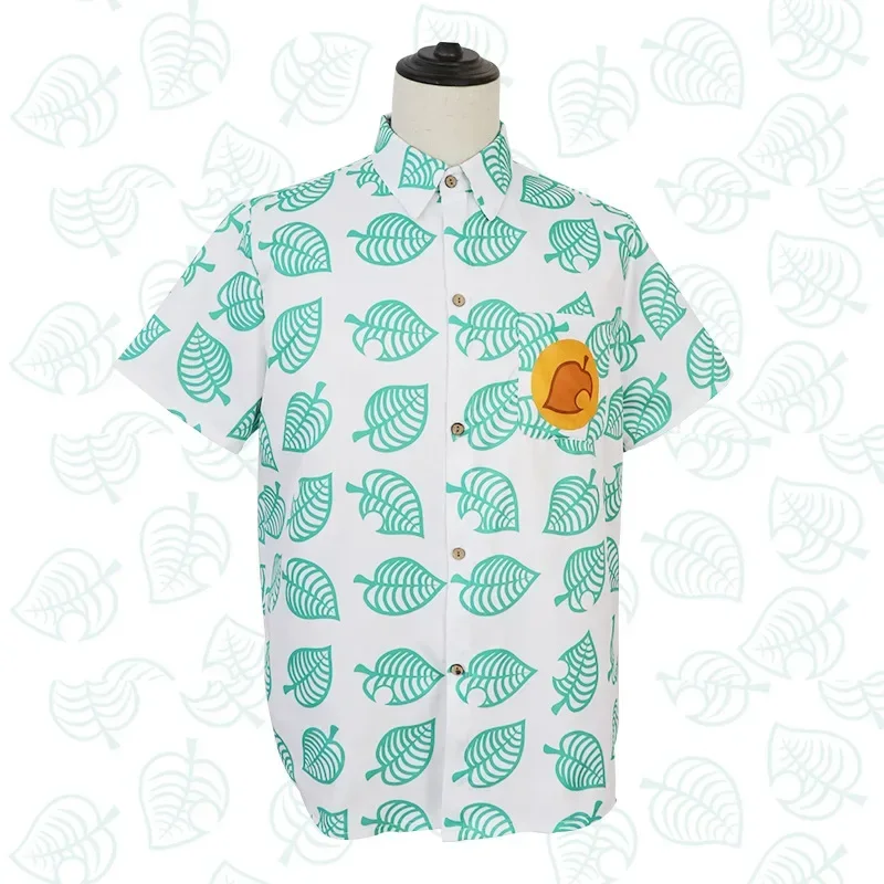 Tom Nook camicia cosplay costume cosplay costumi di Halloween per adulti e bambini camicia a maniche corte