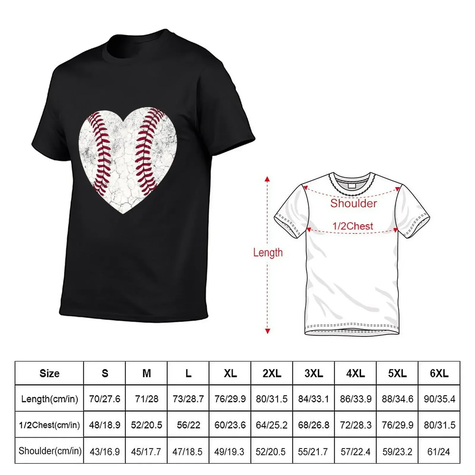 Baseball Heart Cute Mom Dad Brother Sister Family Baseball T-Shirt plain cheap stuff oversized t shirt men