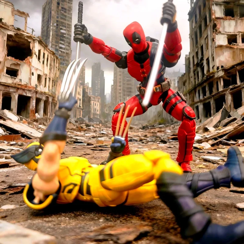 

Blokees Marvel Deadpool Росомаха и Супермен Чемпион Класс Фигурки Сборная модель Коллекционные игрушки Ограниченная серия