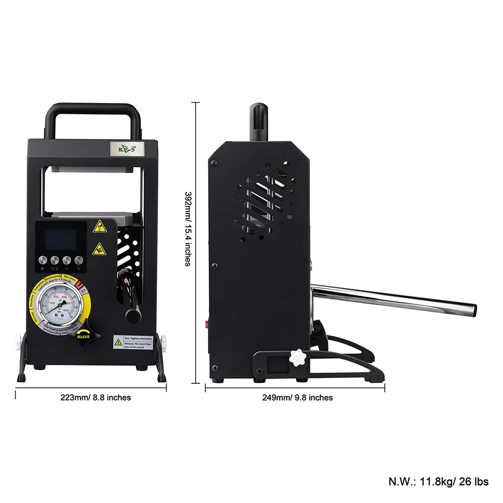 2026 Rosin Press KP-2/5/10 Embossing Machine Rosin Hot Press Machine Rosin Liquid Hot Press Machine