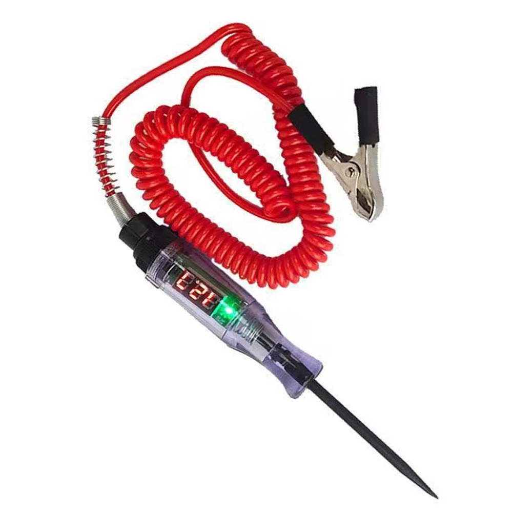 Universal 12V 24V Led-anzeige Auto Circuit-Tester Stift Sonde 3-120v Elektrische Sicherung Test Licht spannung Stift Detektor – Detail 4