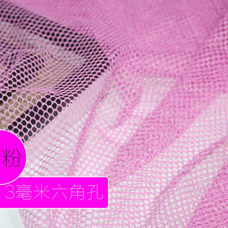 Hexagonal hole Net Fabric Honeycomb Mesh Fabric Multifunction For Cushions Pillow Car Cushion Knit Lining Apparel Cloth