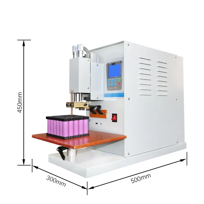 wholesale price Desktop Pneumatic Lithium Battery Spot Welding Machine 18650 Spot Welding For Battery Pack Assembly Line