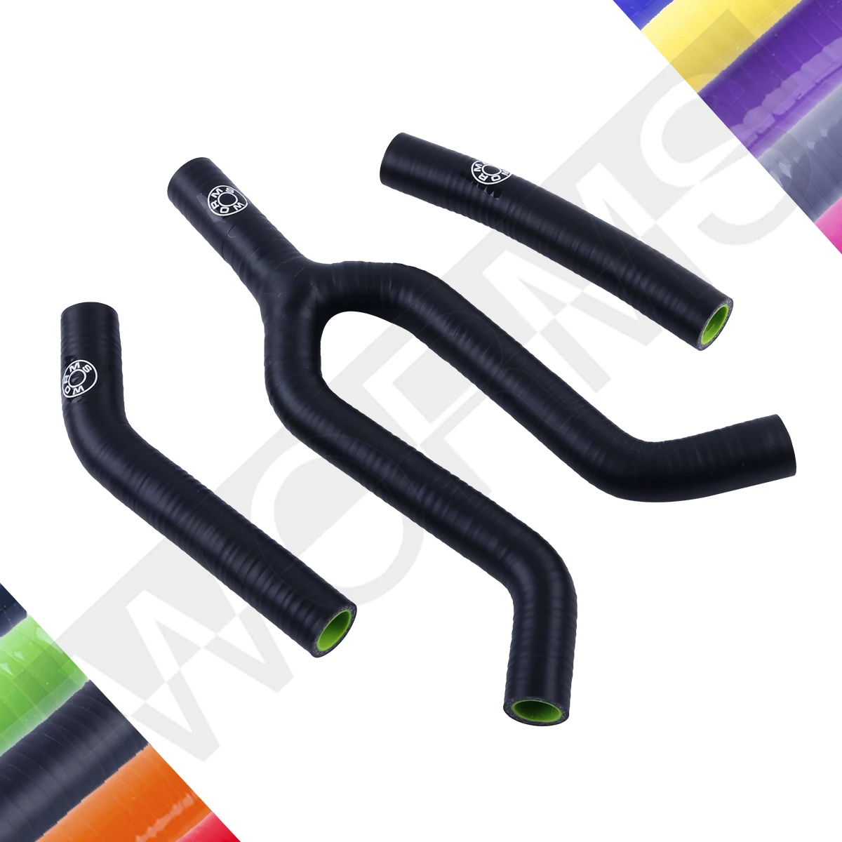 For KTM 125 200 EXC 1998-2002 Silicone Thermostat Bypass Radiator Hose Kit 1999 2000 2001