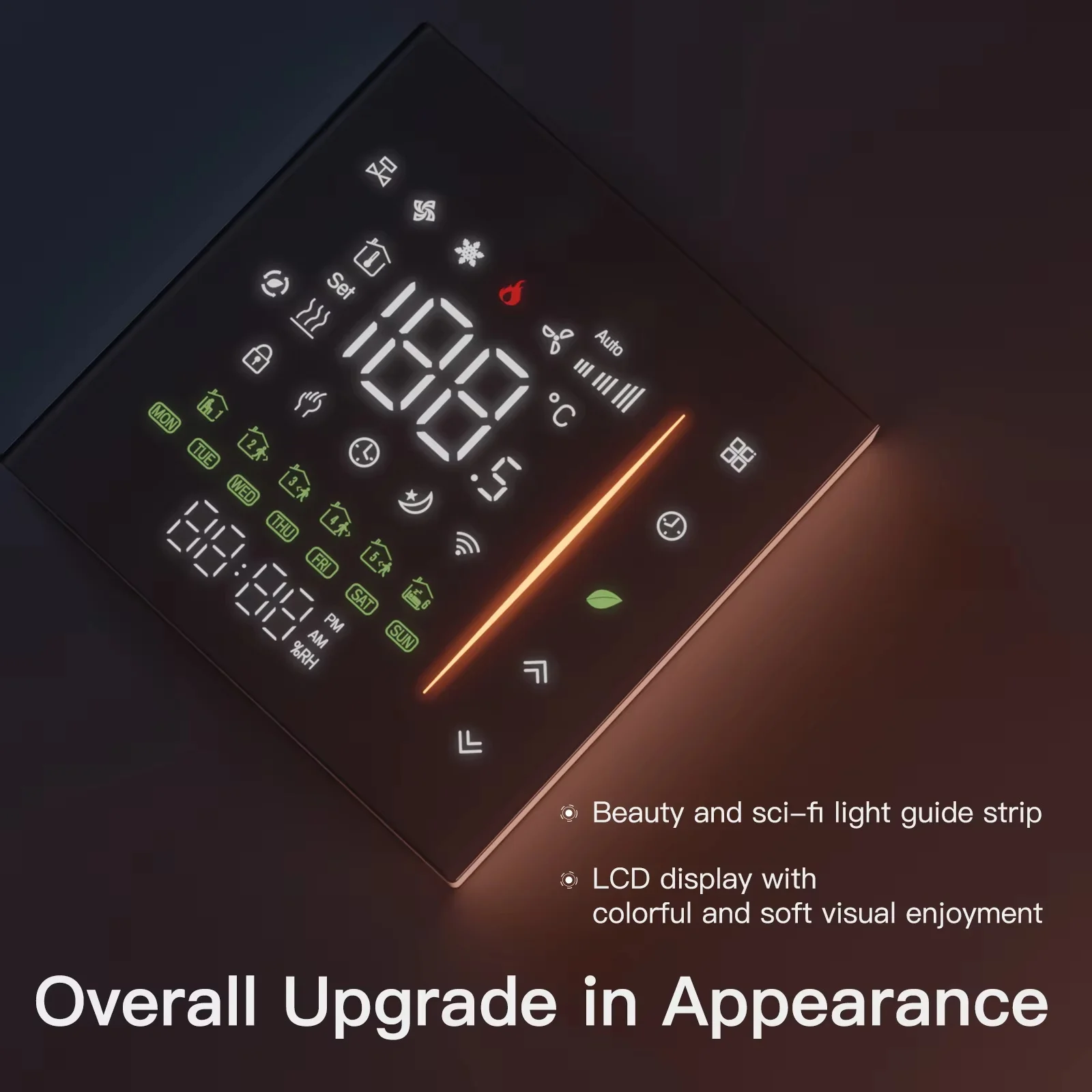 MOES Zigbee Thermostat Room Temperature Controller of Water/Electric Floor Heating Gas Boiler Humidity Tuya Work With Alex 5A16A