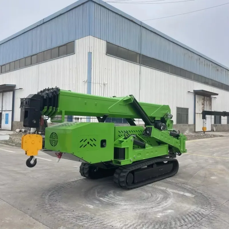 

Mobile Spider Crane 3 Ton 5ton 8ton 10ton Telescopic Boom 360 Degree Mini Crawler Hydraulic Crane Lifting 14m