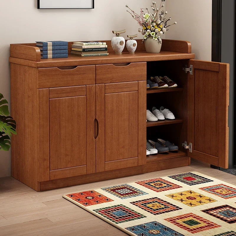 #Corner Storage Shoe Cabinet Accessories Decoration Hallway Drawers Shoe Cabinet Wooden Compartment Mueble Zapatero Furniture