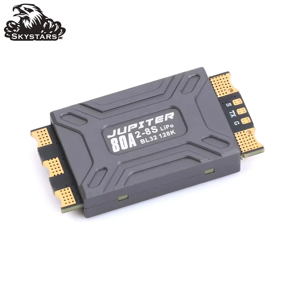 Skystars Jupiter SL80A Single 80A ESC G071 32bit 2-8S LIPO NO BEC for FPV Freestyle X-Class  Drones DIY Parts