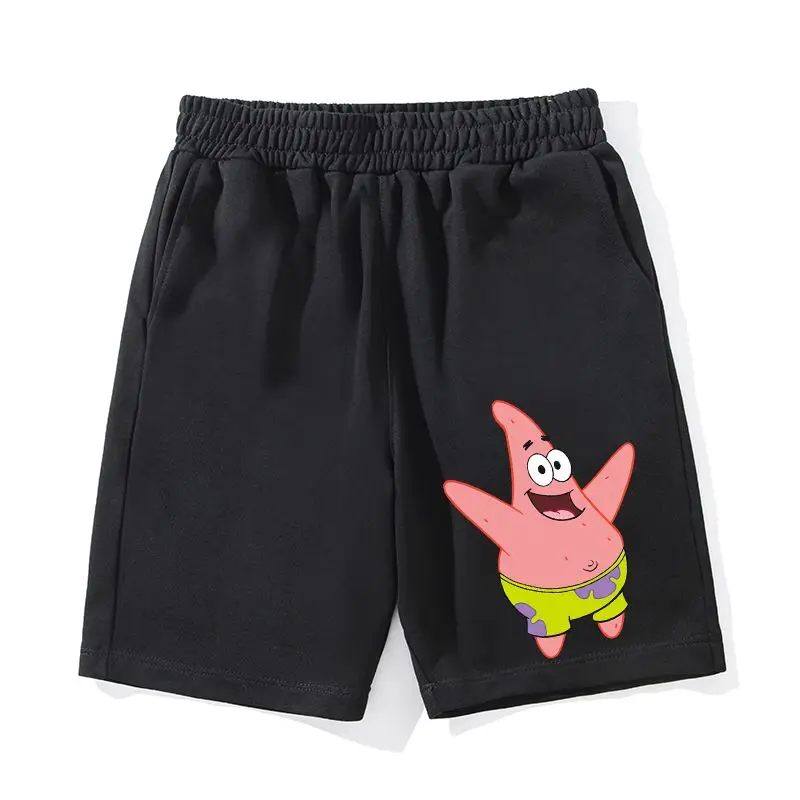 New Patrick Star Cartoon 3D Printed Children's Shorts Summer Loose Drawstring Casual Beach Pants Fun Couple Sports Shorts