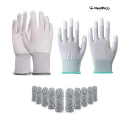 Guantes envolventes para ventana, herramientas de vinilo teñido, mangas para los dedos, Protector de mano, pegatina, instalación de guantes, suministros para coche