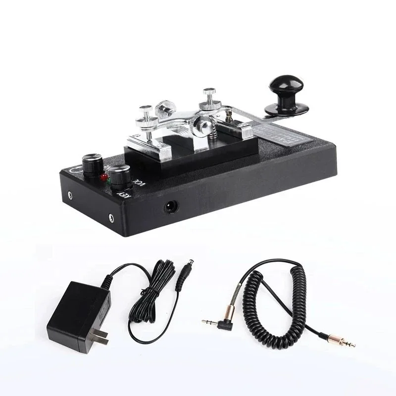 HT-K4 CW Trainer Morse Code Trainer Manual CW Key For Wireless transmission 3.5mm Volume Tone Adjustable
