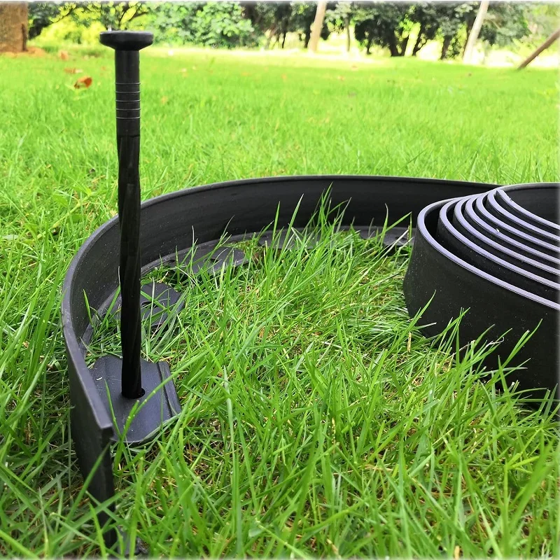 Grass Barrier Grass Edge Garden Edging Border Lawn Garden Edging Landscape Edging Garden Separator Outdoor Garden Border 5M/196.