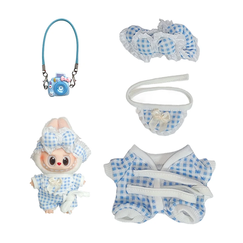 

Cute Doll Clothes Outfit For 17cm Labubu V2 V1 Doll's Kawaii Clothing Different styles Cosplay dress Kid Toy Gifts For Labubu