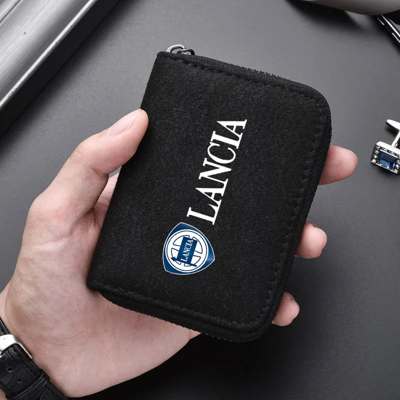 Auto Document Driver's License ID Card Wallet for Lancia ypsilon delta musa nera thema STRATOS Y Phedra Car Accessories Interior