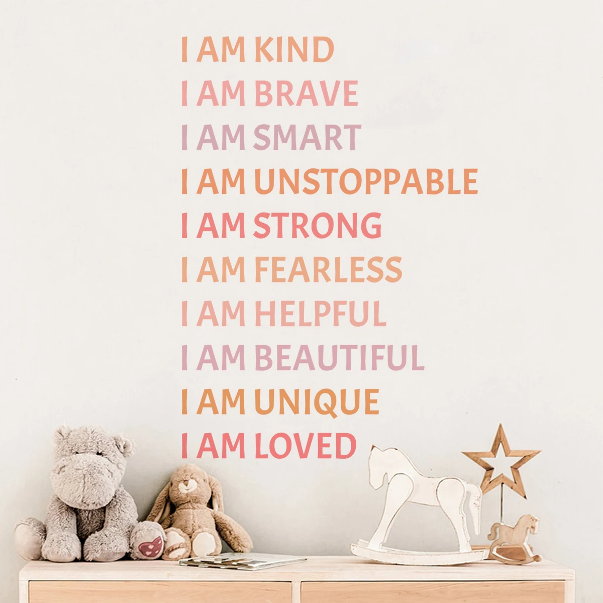 Positive Kid Classroom Wall Picture Inspirational Sticker Education Playroom Motivational Art Wall Sticker Child Bedroom Decor