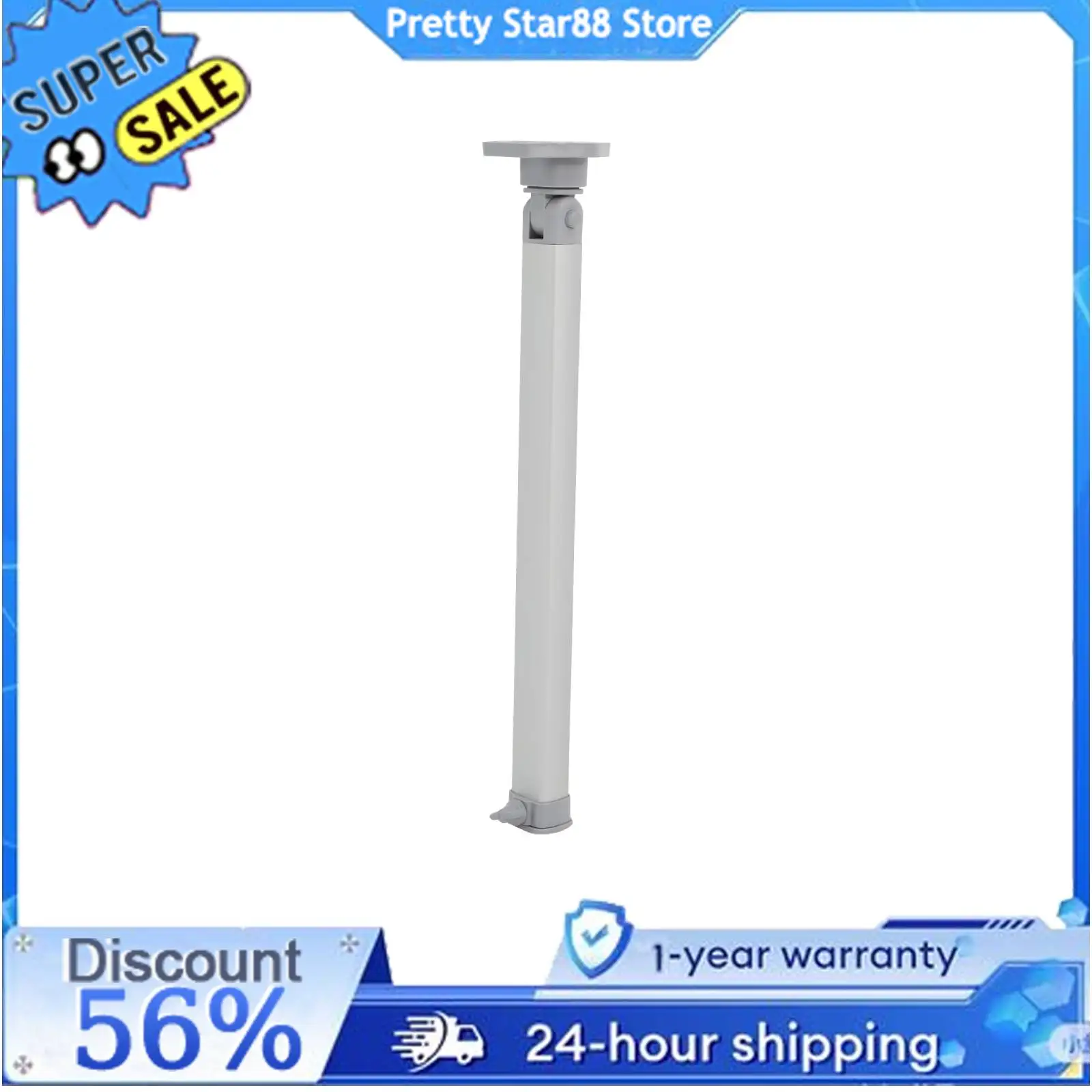 

Height Adjustable Table Leg Corrosion-Resistant Foldable Table Support for Recreational Vehicles/Households/Yachts/Boats