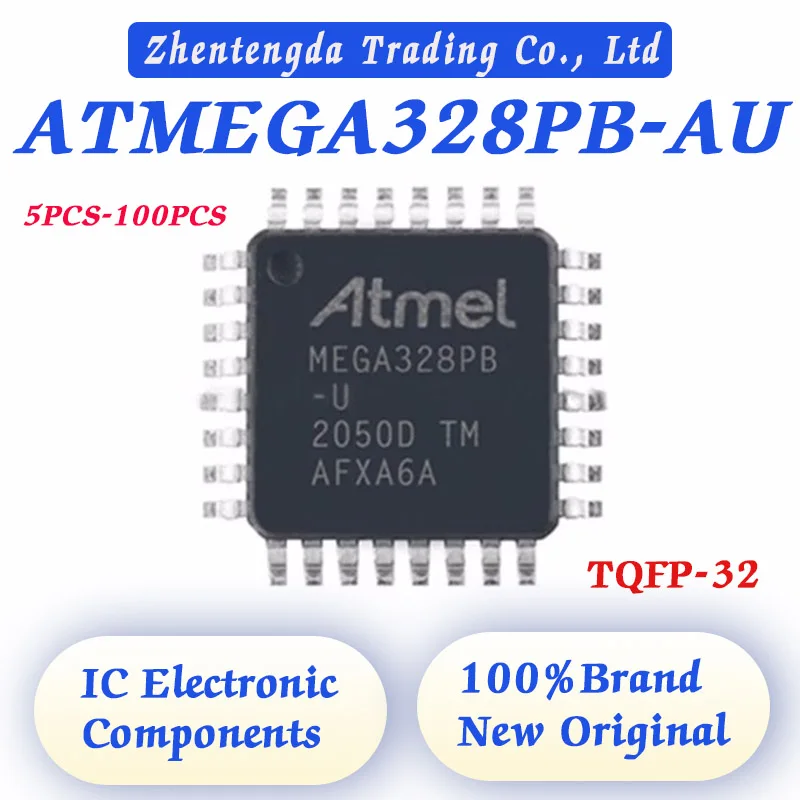 

5PCS-100PCS ATMEGA328PB-AU ATMEGA328PB ATMEGA328P ATMEGA328 ATMEGA IC MCU Chip TQFP-32