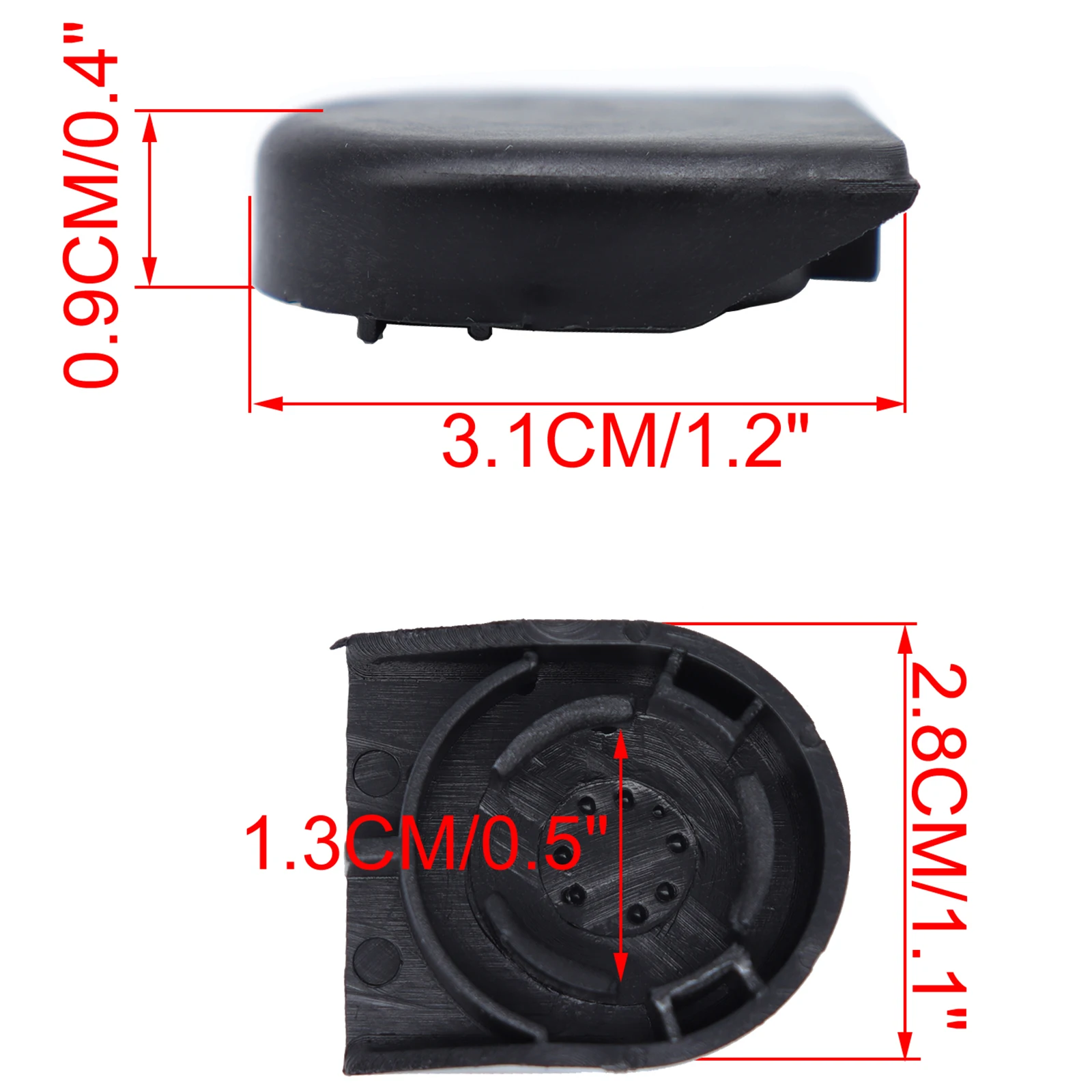 Car Front Wiper Arm Nut Cap Bolt Cover For Toyota FJ Cruiser Highlander Kluger Matrix 4Runner Prius C V RAV4 Venza Tacoma Sienna