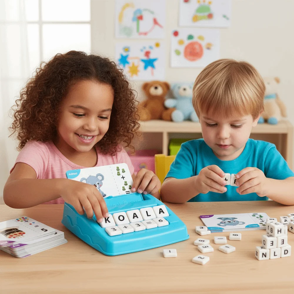 Paper Letter Sticker Alphabets Number Puzzle Number Cognition Early Math Game 2 in 1 Memory Enhancement