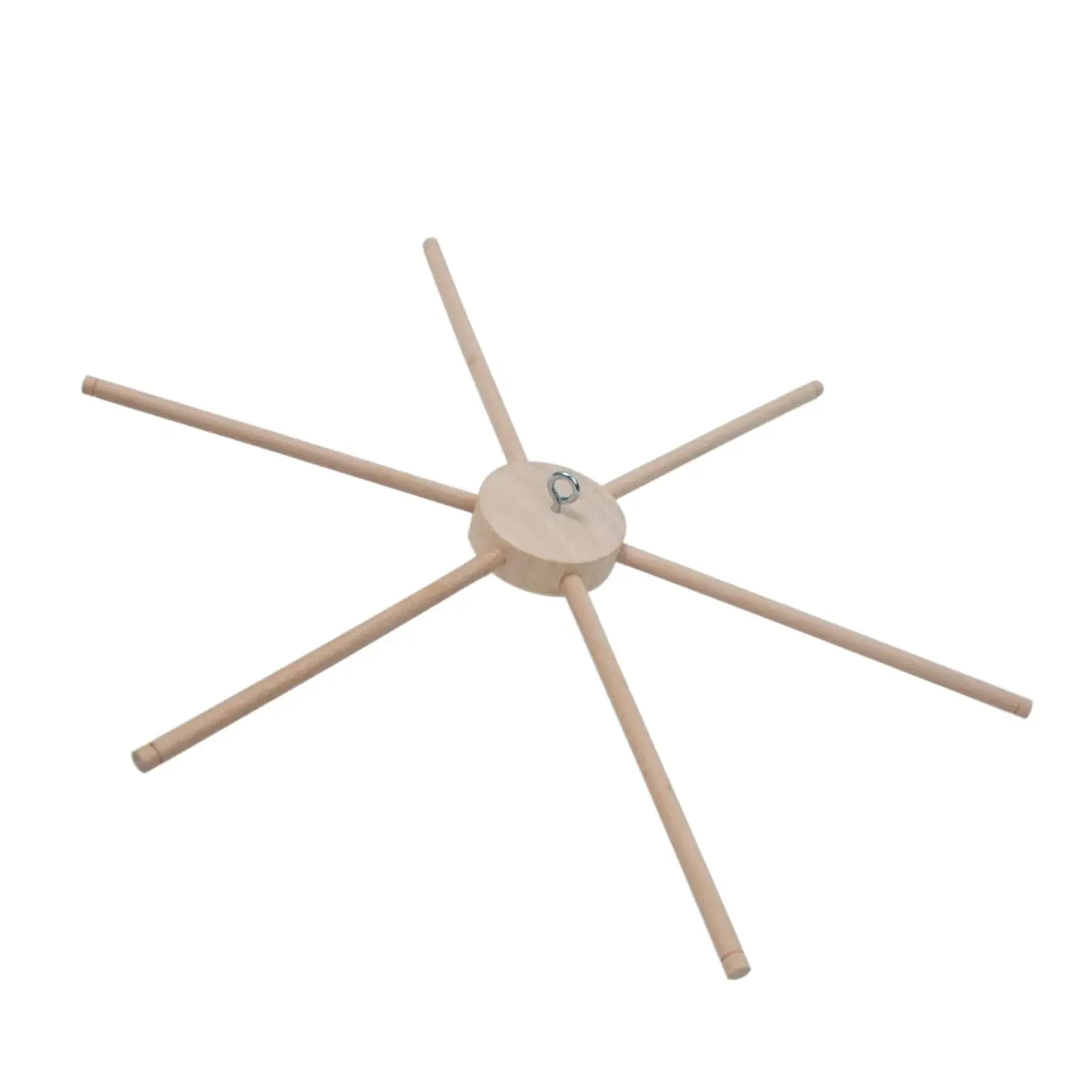 Wooden Crib Hanger Frame DIY Set for Baby Mobile Wind Chime Bracket Toy for Baby Nursery Decor