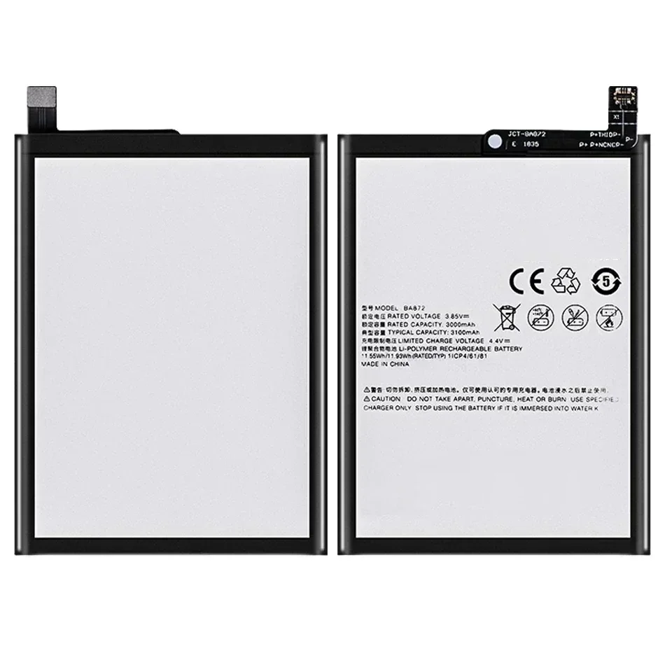

BA872 Battery For Meizu Meilan 16X