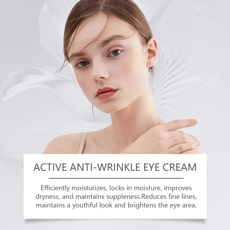 Crème anti-déformable active pour les yeux, élimine les cernes, les poches sous les yeux, estompe les ridules, lifting, anti-poches, hydratante, soins de la peau