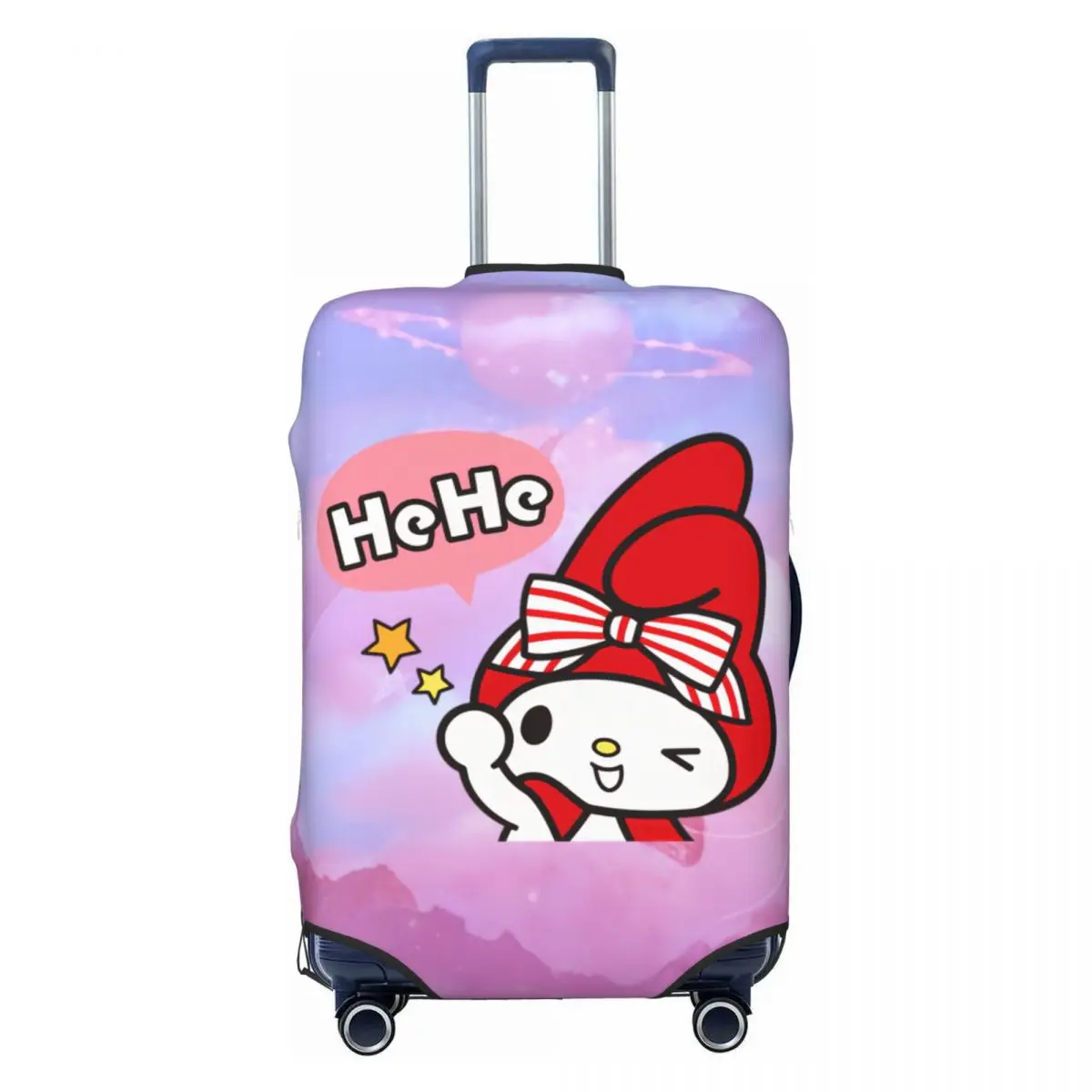 

Hehe My Melody Suitcase Cover Dust Proof Anime Bunny Luggage Protective Covers for 18-32 inch