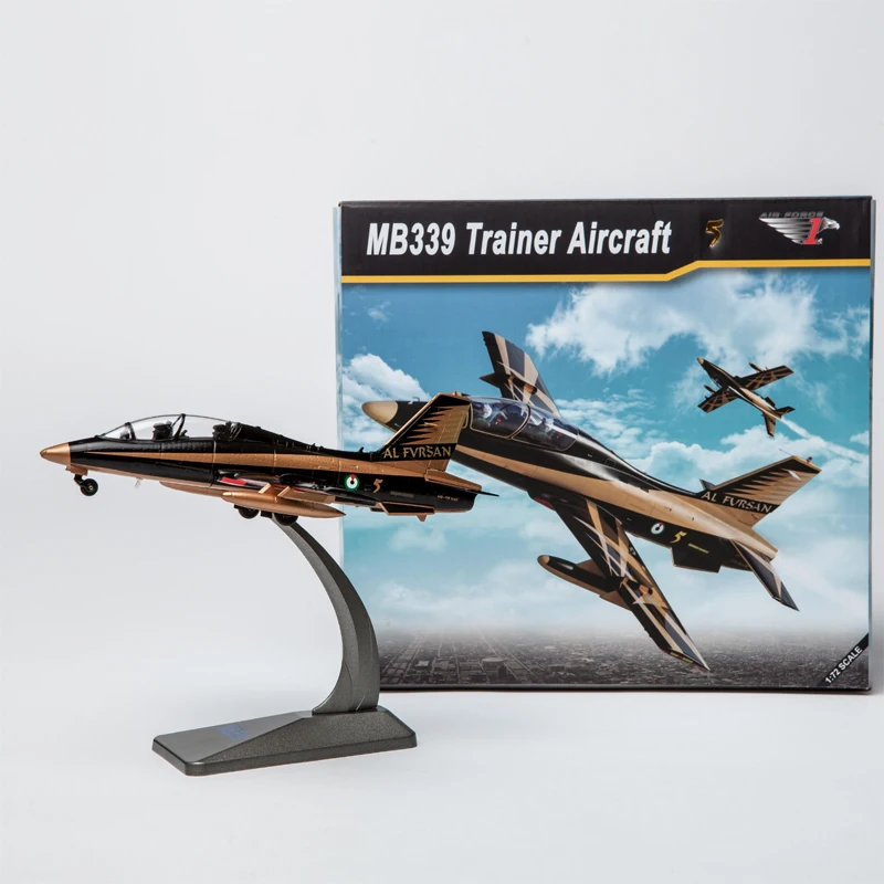 

AF1 Diecast 1:72 Scale Italian MB339 Trainer Alloy Simulation Aircraft Model Metal Fighter Collection Souvenir Display