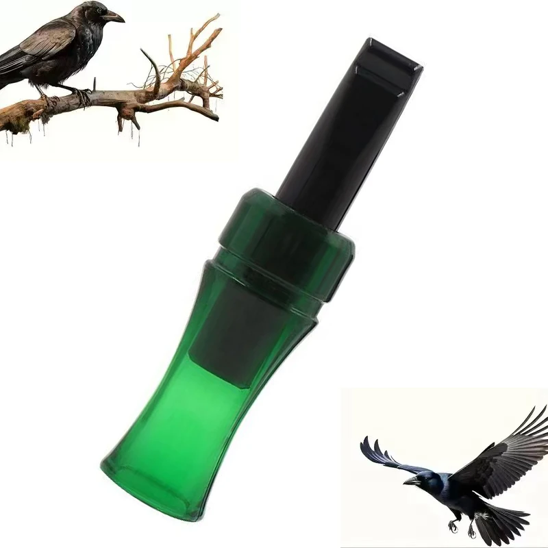 Silbato Portátil para Caza de Cuervos y Aves con Sonido Realista, Llamador de Patos, Señuelo y Cebo Eficaz para Aves Acuáticas, Equipo de Caza al Aire Libre